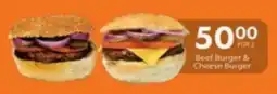 President Hyper Beef Burger & Cheese Burger offer