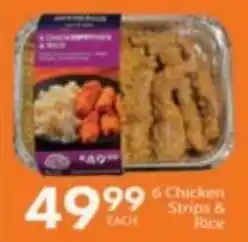 President Hyper Chicken Strips & Rice offer