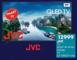 President Hyper JVC 75" QLED 4K Smart Google TV offer