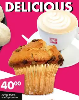 Save Hyper Jumbo Muffin + a Cappuccino offer