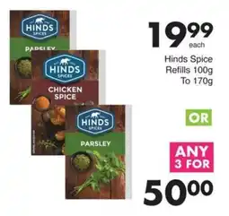 Save Hyper Hinds Spice Refills offer