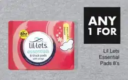 Save Hyper Lil Lets Essential Pads offer