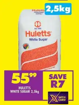 Shoprite Huletts White Sugar 2.5kg offer
