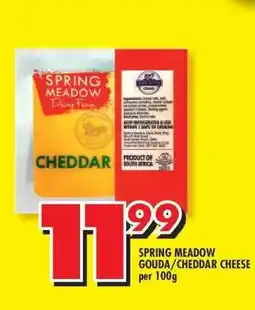 Shoprite SPRING MEADOW GOUDA/CHEDDAR CHEESE offer