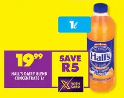 Shoprite HALL'S DAIRY BLEND CONCENTRATE 1ℓ offer