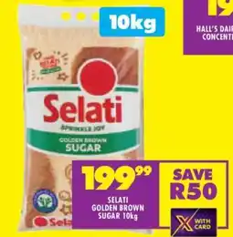 Shoprite SELATI GOLDEN BROWN SUGAR 10kg offer