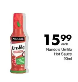 Save Hyper Nando's Umlilo Hot Sauce offer