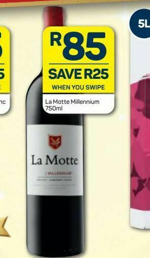 Pick n Pay La motte wine offer
