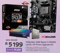 Computer Mania PCBuilder AMD Ryzen 5 5600X Level Up Prime Upgrade Kit offer