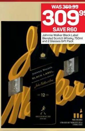 Pick n Pay Johnnie walker red label blended scotch whisky offer