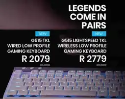 Computer Mania Logitech G515 TKL wired low profile gaming keyboard offer