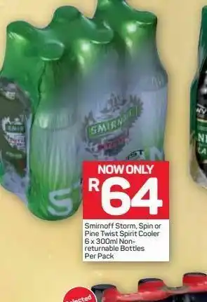Pick n Pay Smirnoff cooler offer