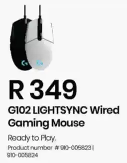 Computer Mania Logitech G102 Lightsync Wired Gaming Mouse offer