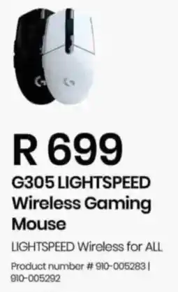 Computer Mania Logitech G305 Lightspeed Wireless Gaming Mouse offer