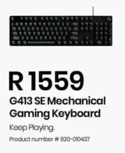Computer Mania Logitech G413 SE Mechanical Gaming Keyboard offer