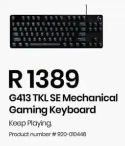 Computer Mania Logitech G413 TKL SE Mechanical Gaming Keyboard offer