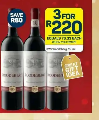 Pick n Pay Kwv roodeberg 3 offer