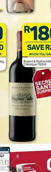 Pick n Pay Rupert & rothschild wine offer