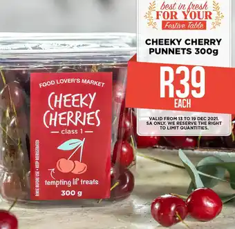Food Lover's Market Cherries offer
