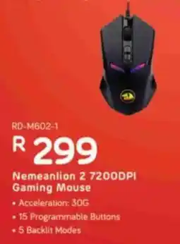 Computer Mania Redragon Nemeanlion 2 7200DPI Gaming Mouse offer