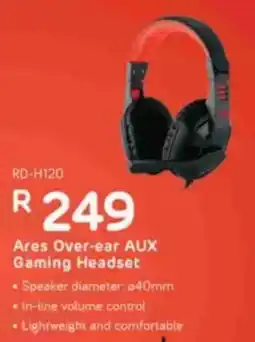 Computer Mania Redragon Ares Over-ear AUX Gaming Headset offer