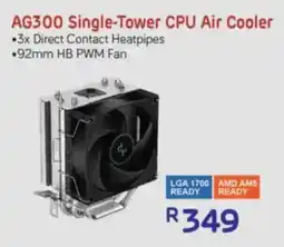 Computer Mania Deepcool AG300 Single-Tower CPU Air Cooler offer