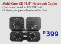 Computer Mania Deepcool Multi-Core X6 15.6" Notebook Cooler offer