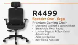 Computer Mania Cougar Speeder One Ergo Premium Gaming Chair offer
