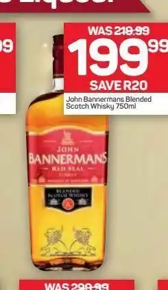 John bannermans blended whisky