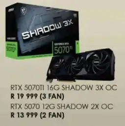 Computer Mania Msi RTX 5070 12G Shadow 2X OC offer