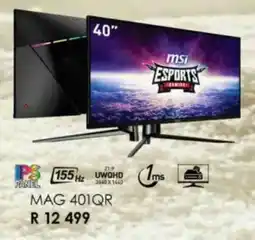 Computer Mania Msi MAG 401QR offer