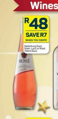 Pick n Pay Hypermarket Nederburg wine offer