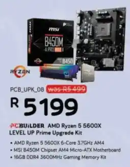 Computer Mania PC BUILDER AMD Ryzen 5 5600X Level Up Prime Upgrade Kit offer