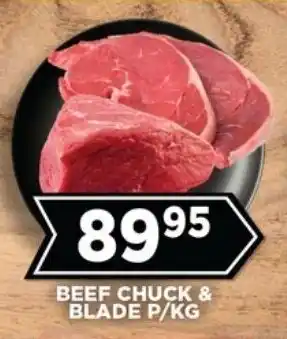 Goal Supermarket Beef chuck & blade offer