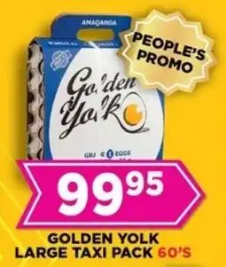 Goal Supermarket Golden yolk large taxi pack offer