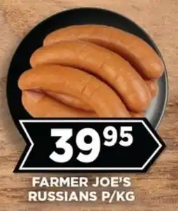 Goal Supermarket Farmer joe's russians offer