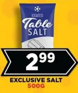 Goal Supermarket Exclusive salt offer