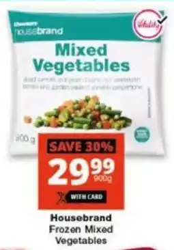 Checkers Housebrand Frozen Mixed Vegetables offer