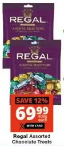 Checkers Regal Assorted Chocolate Treats offer