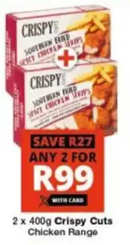 Checkers Crispy Cuts Chicken Range offer
