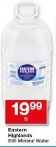 Checkers Eastern Highlands Still Mineral Water offer