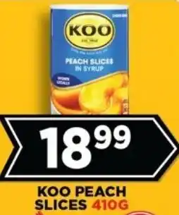 Goal Supermarket Koo peach slices offer
