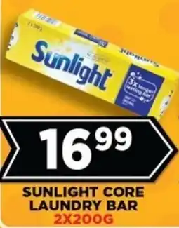 Goal Supermarket Sunlight core laundry bar offer