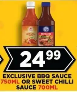 Goal Supermarket Exclusive bbq sauce or sweet chilli sauce offer