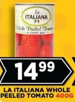 Goal Supermarket La italiana whole peeled tomato offer