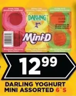 Goal Supermarket Darling yoghurt mini assorted offer