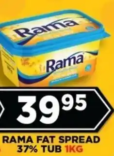 Goal Supermarket Rama fat spread 37% tub offer