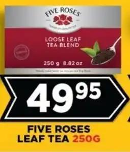Goal Supermarket Five roses leaf tea offer