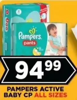 Goal Supermarket Pampers active baby cp offer