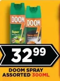 Goal Supermarket Doom spray assorted offer